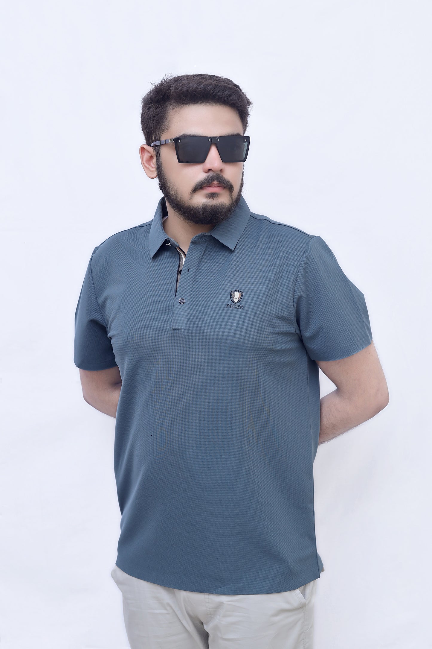 Signature Crest Polo| Imported Summer Classic for Men| Dark Green