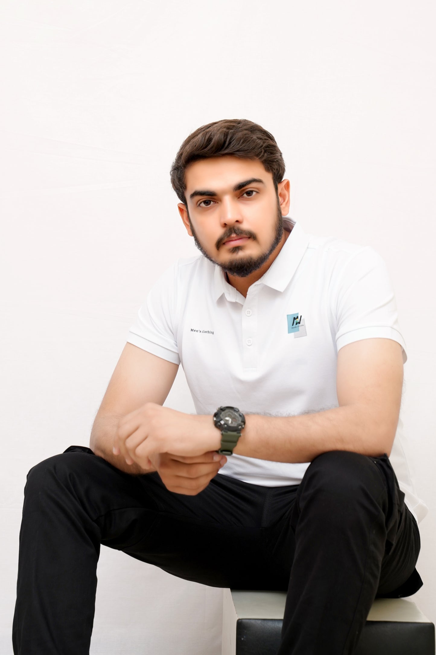 Premium Imported China Cotton Polo – Perfect for Summer-White