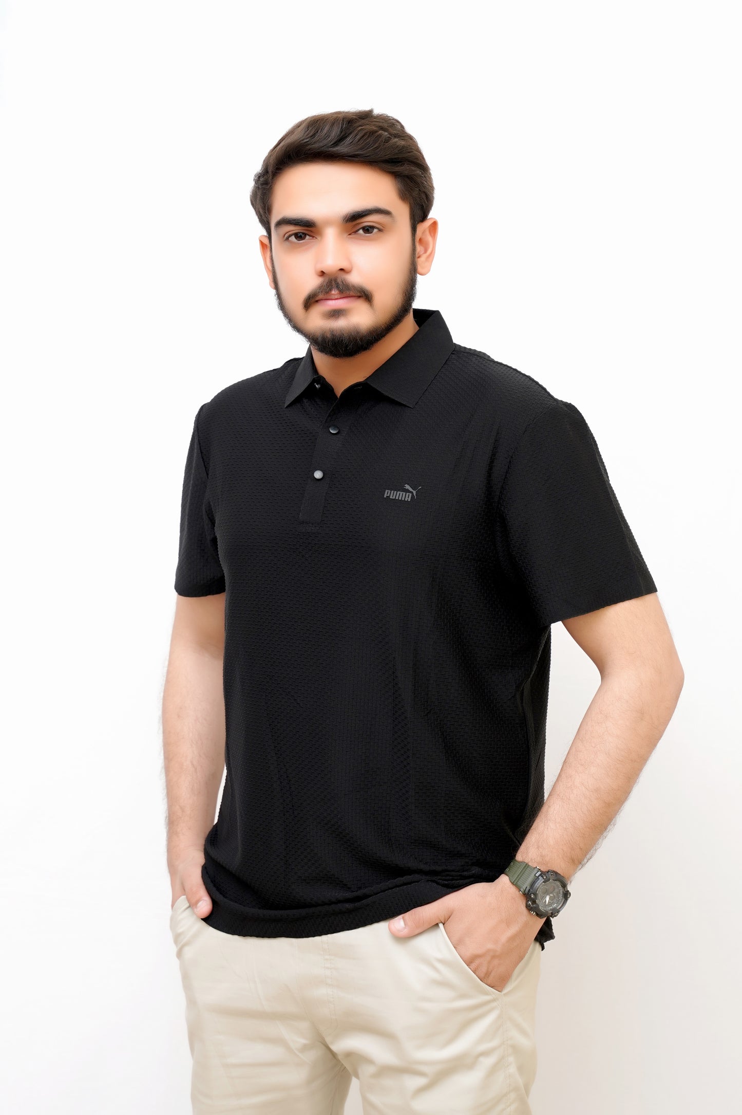 Premium Puma Polo –China Cotton, Stylish Black