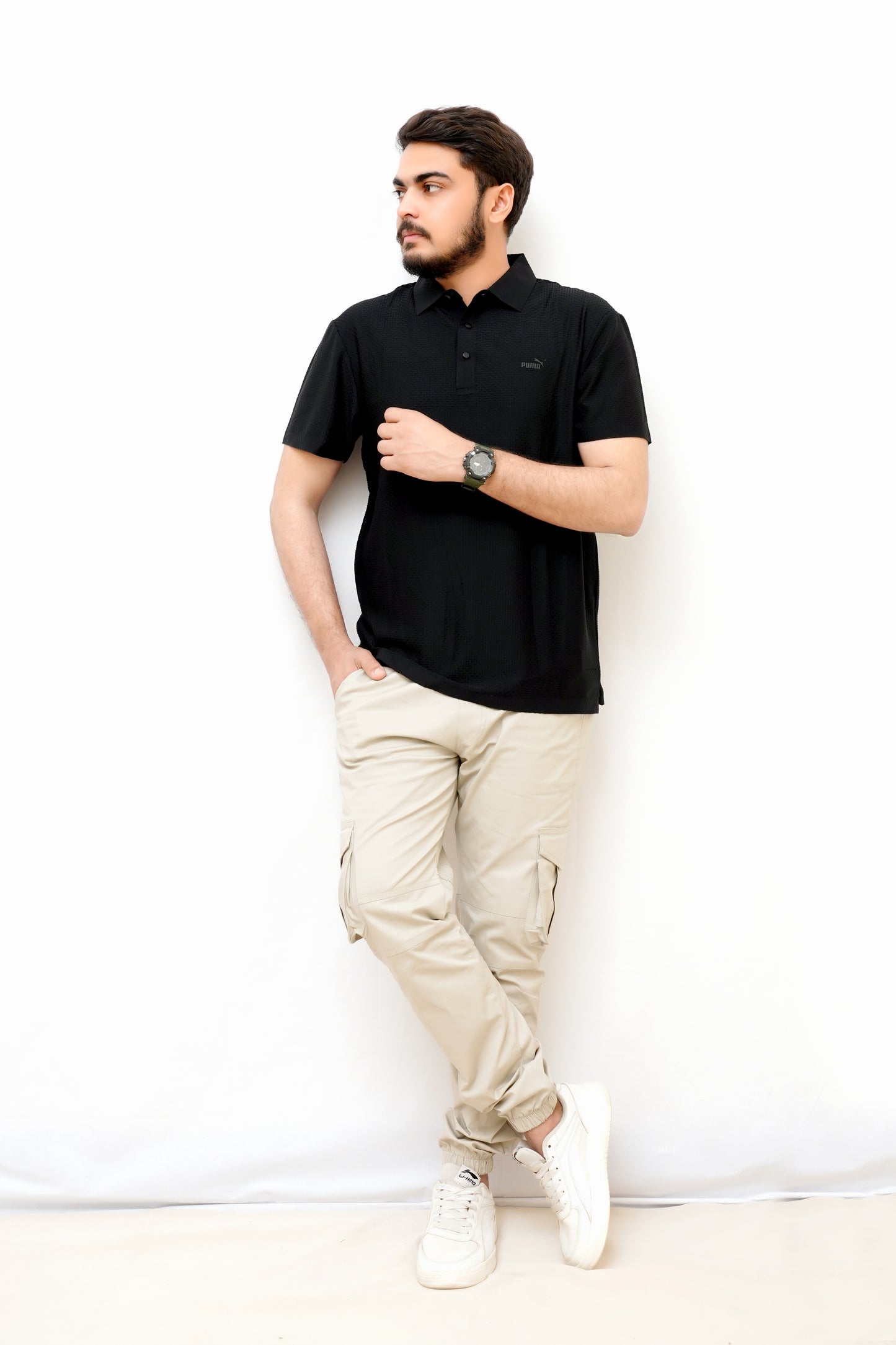 Premium Puma Polo –China Cotton, Stylish Black